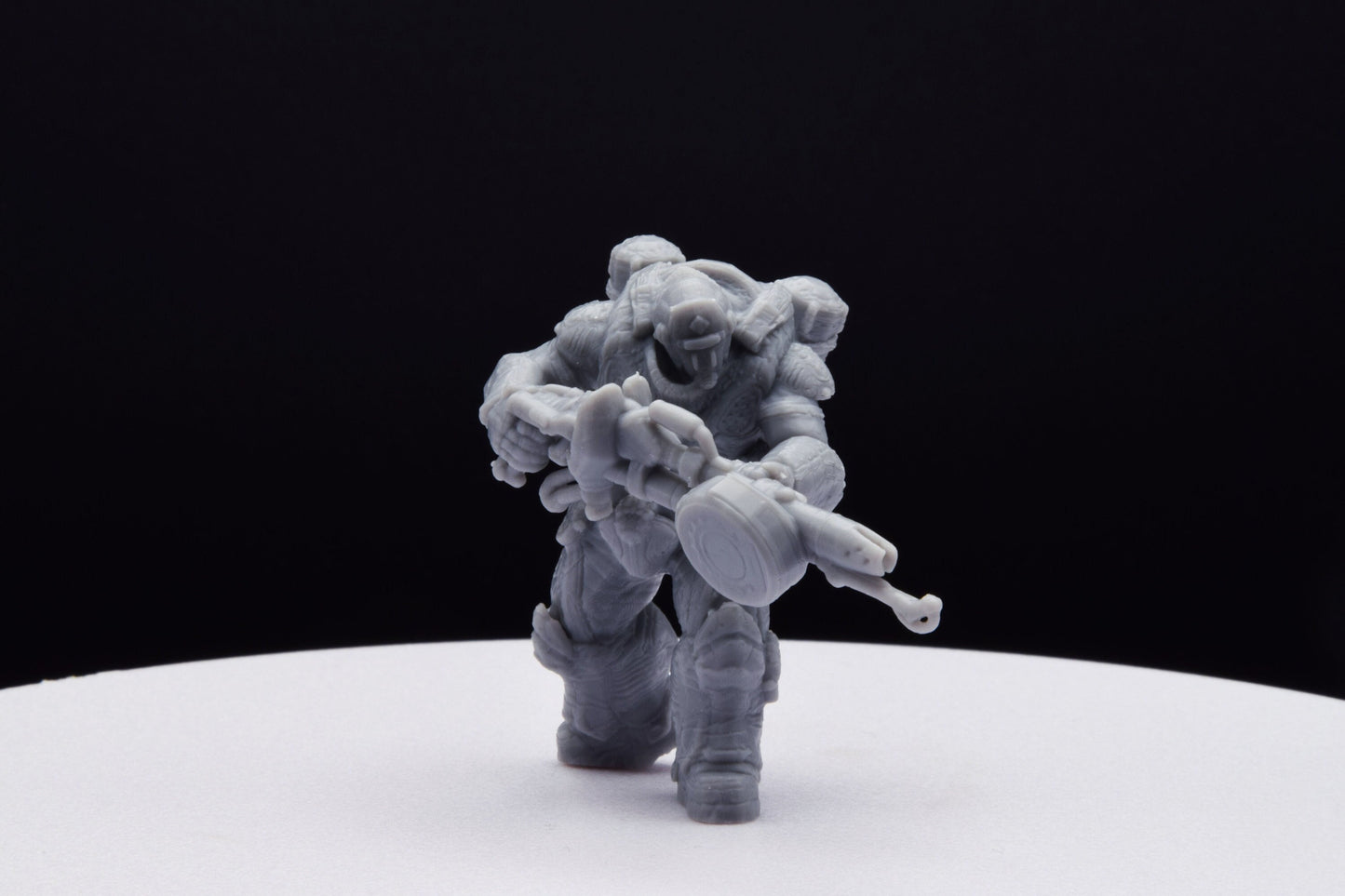 Gears Of War Boomer Flamer Ot Miniature - TheSTLSmith - 3D Printed with high quality resin for Skirmish/D&D games