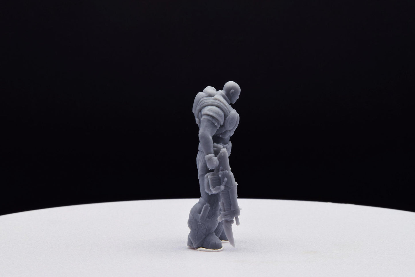 Gears Of War Adam Fenix Soldier Ot Miniature - TheSTLSmith - 3D Printed with high quality resin for Skirmish/D&D games