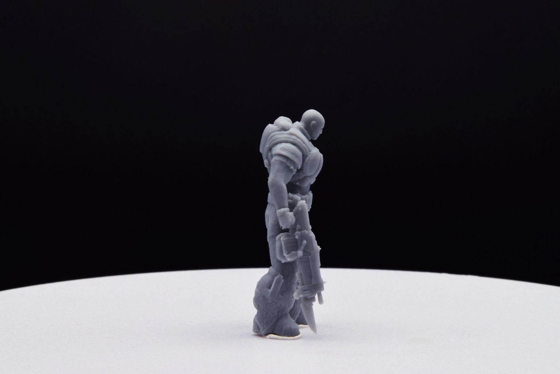 Gears Of War Adam Fenix Soldier Ot Miniature - TheSTLSmith - 3D Printed with high quality resin for Skirmish/D&D games