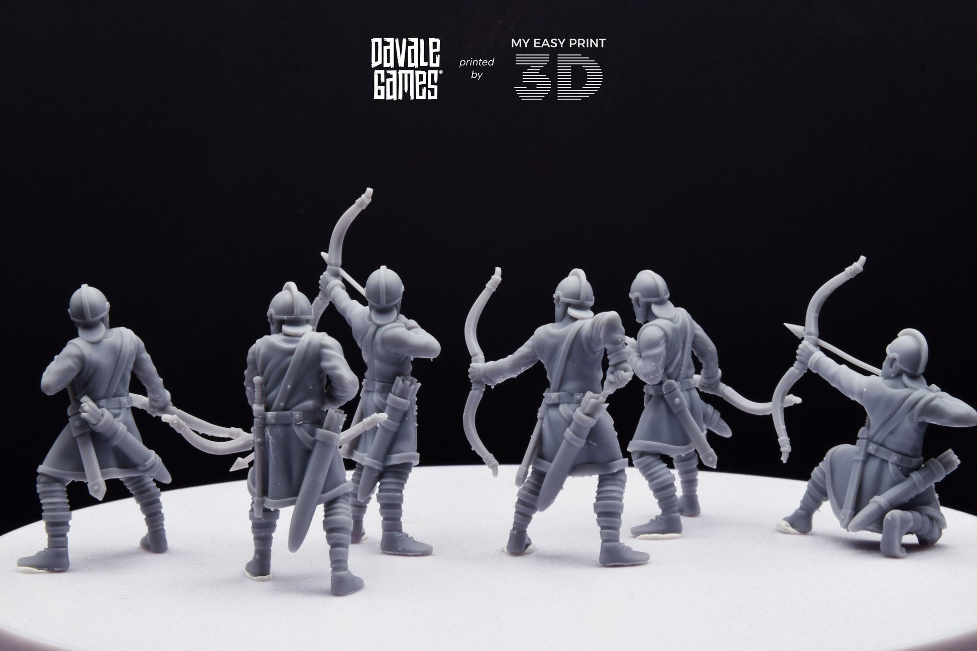 Roman Archers - Davale Games - Historical games - 3D Printed with high quality resin