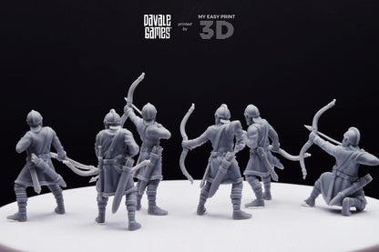 Roman Archers - Davale Games - Historical games - 3D Printed with high quality resin