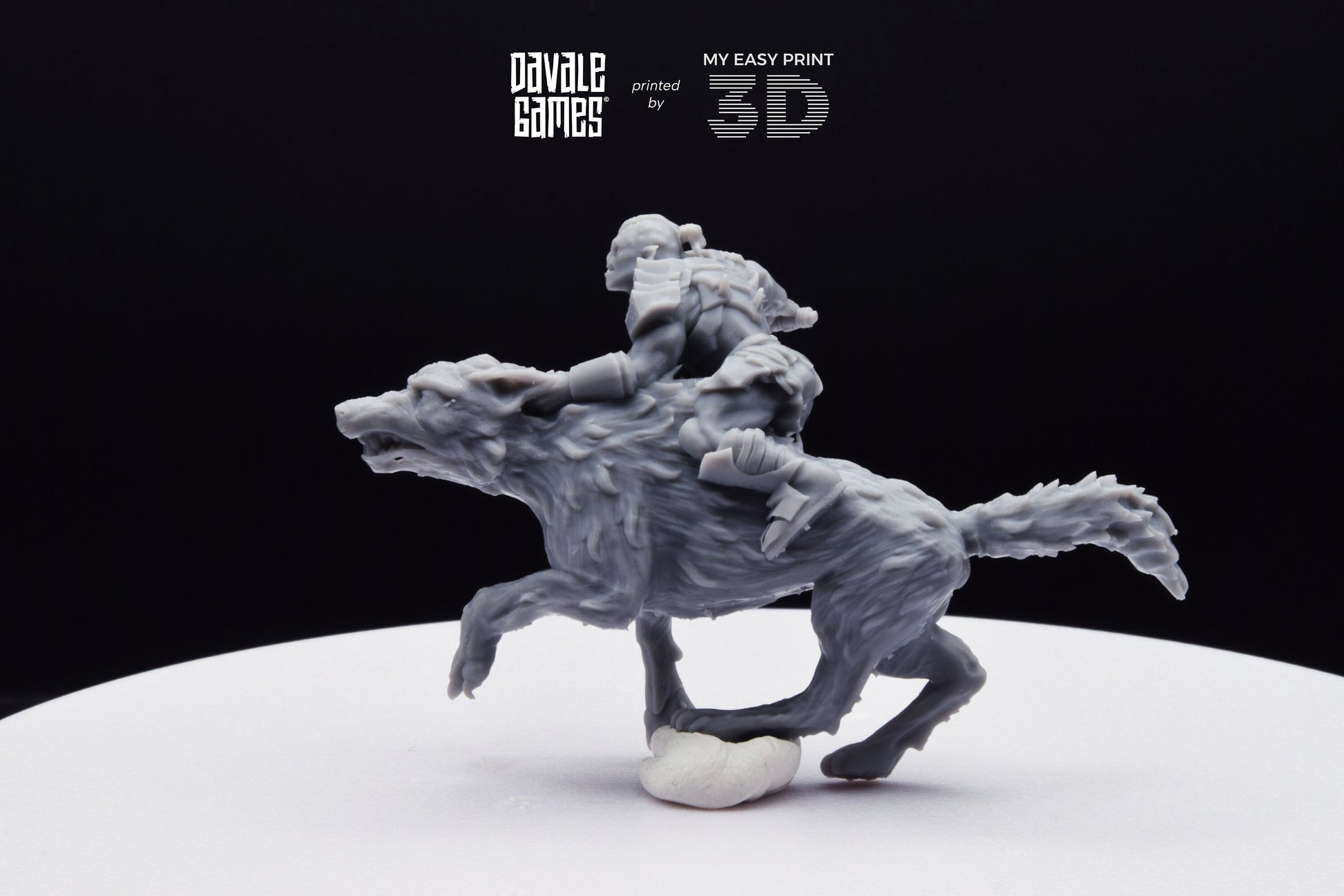The Irreverent - Mounted - Davale Games - 3D Printed with high quality resin for LOTR/D&D games