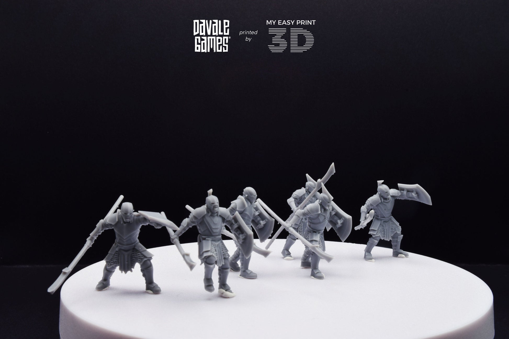 Super Orc Spearman - Davale Games - 3D Printed with high quality resin for LOTR/D&D games