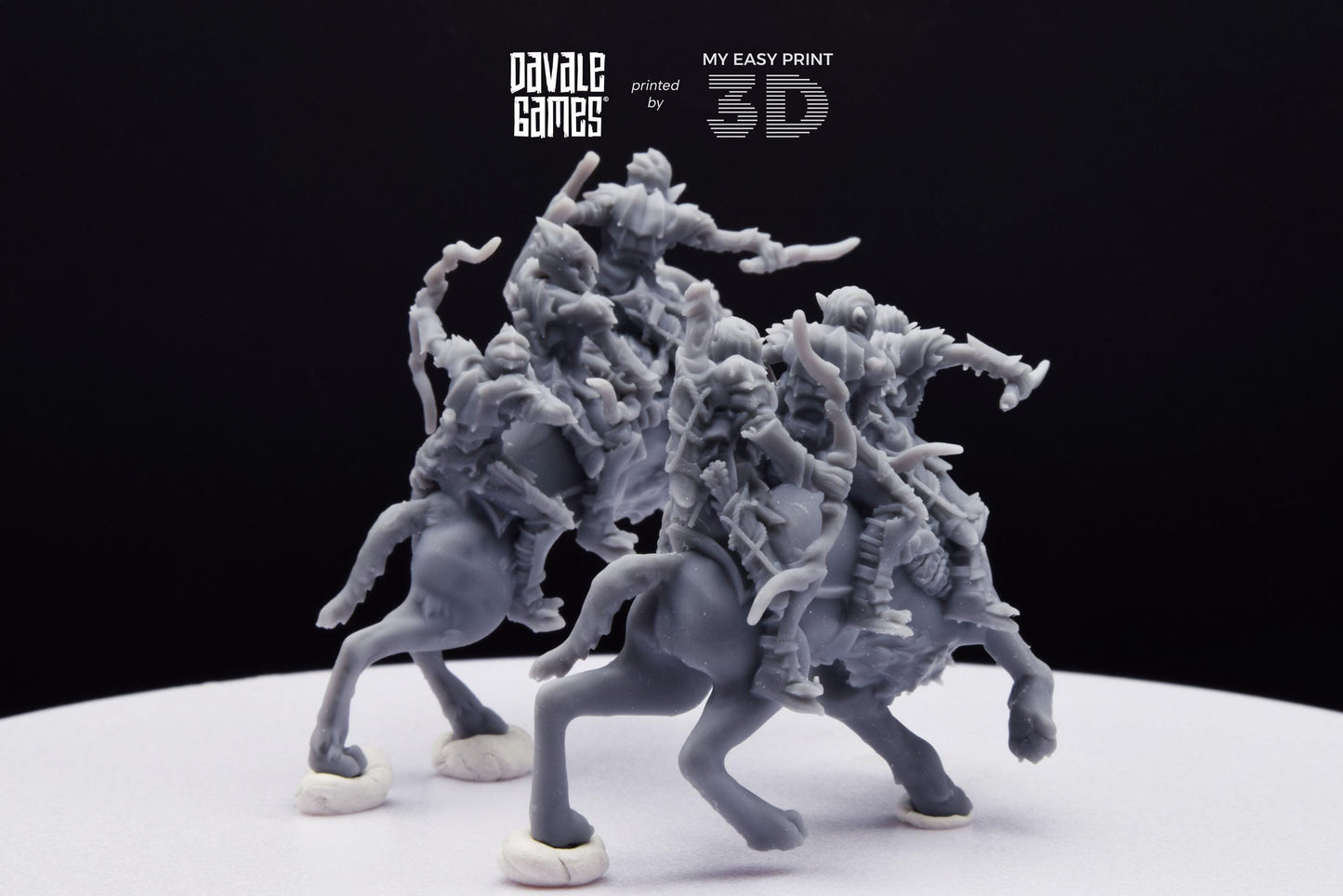 Goblin Rider - Davale Games - 3D Printed with high quality resin for LOTR/D&D games