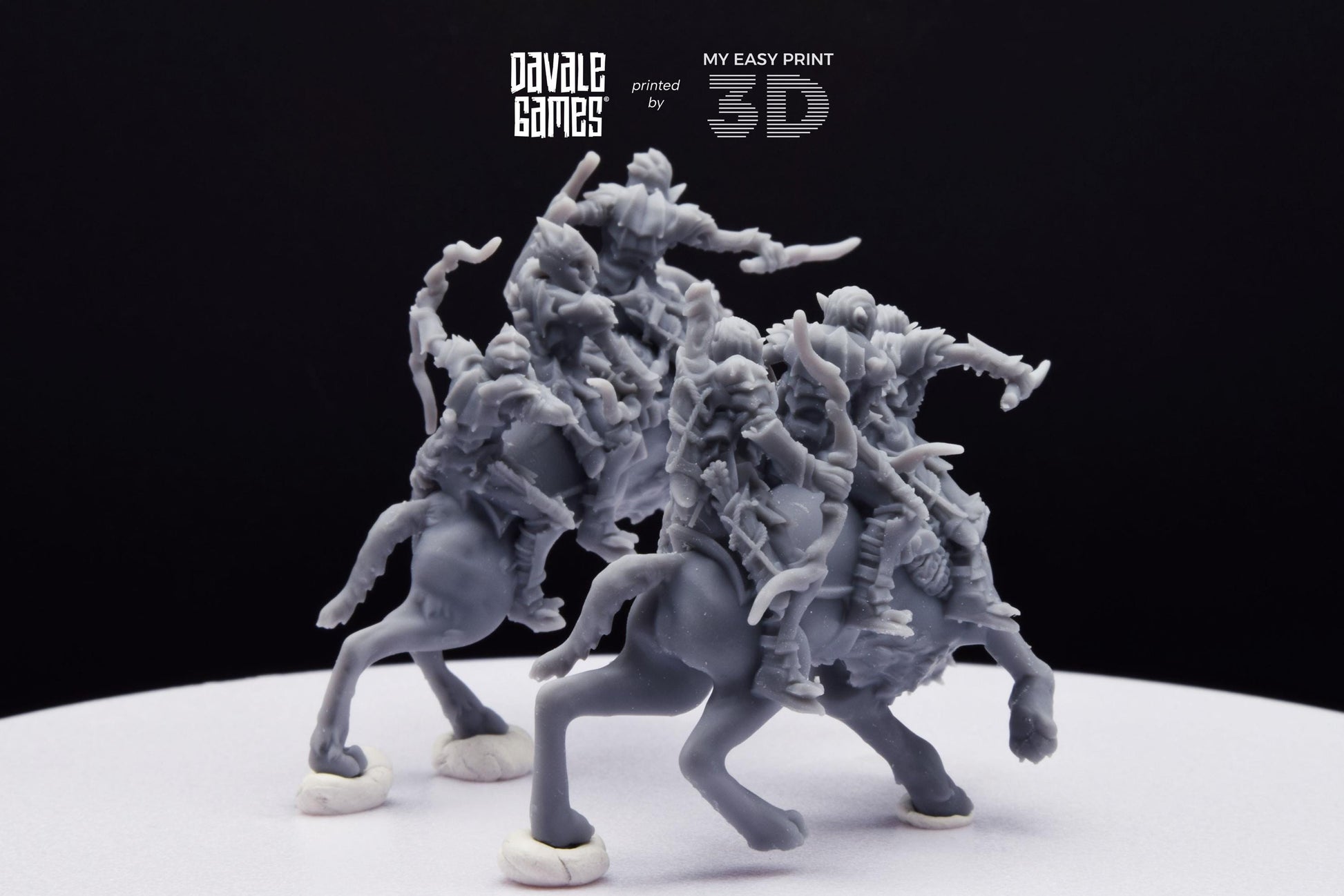 Goblin Rider - Davale Games - 3D Printed with high quality resin for LOTR/D&D games