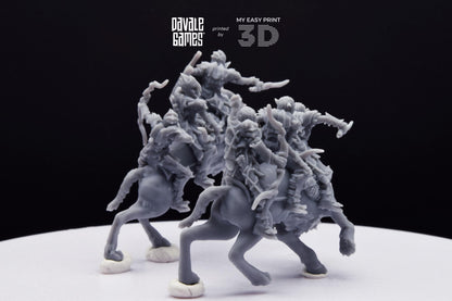 Goblin Rider - Davale Games - 3D Printed with high quality resin for LOTR/D&D games