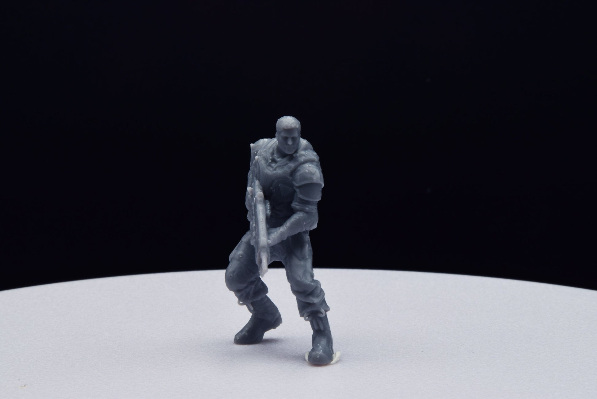 Gears Of War COG JD Fenix Ot Miniature - TheSTLSmith - 3D Printed with high quality resin for Skirmish/D&D games