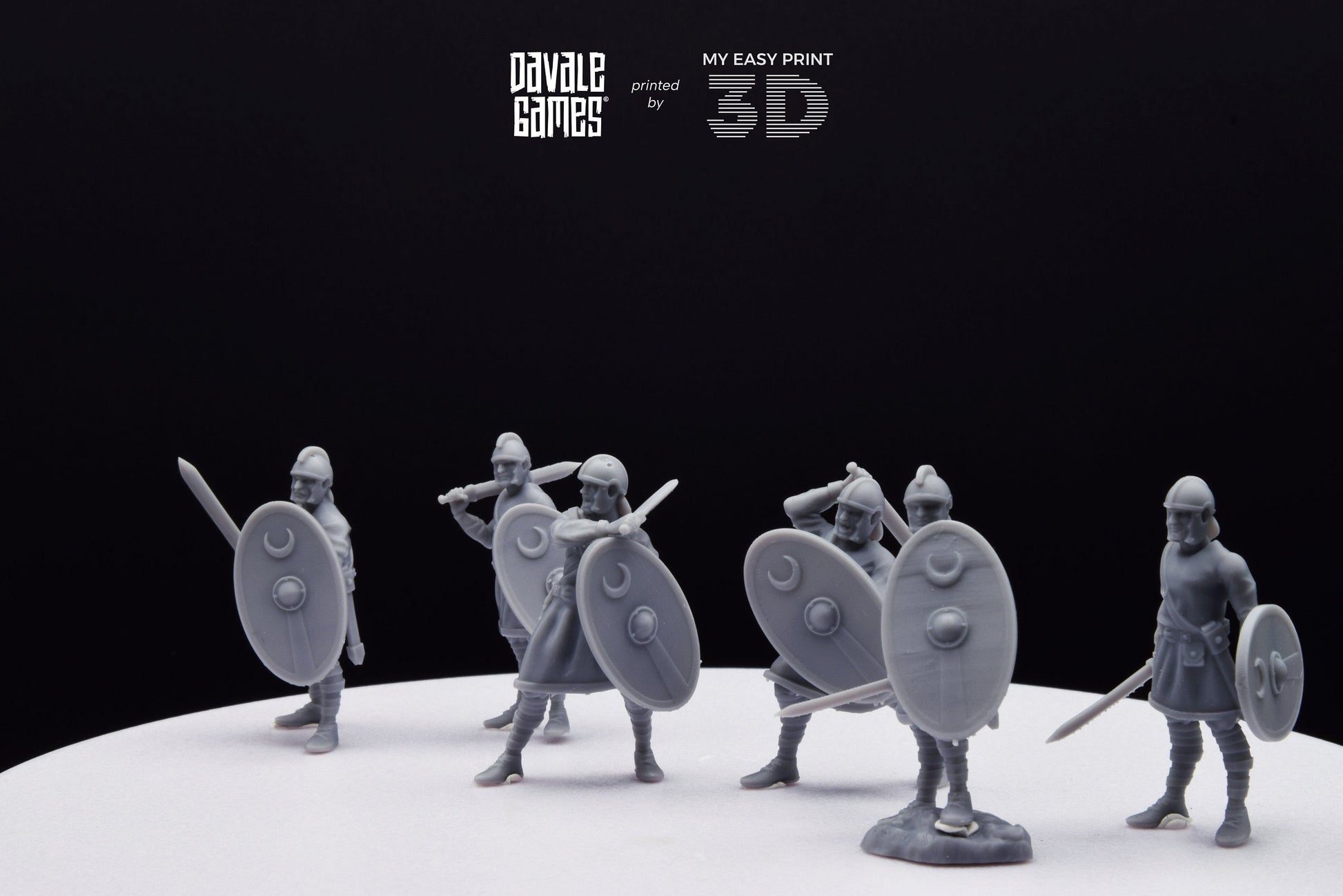 Roman Soldiers without Armour - Davale Games - Historical games - 3D Printed with high quality resin