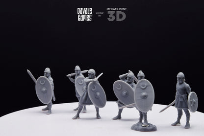Roman Soldiers without Armour - Davale Games - Historical games - 3D Printed with high quality resin