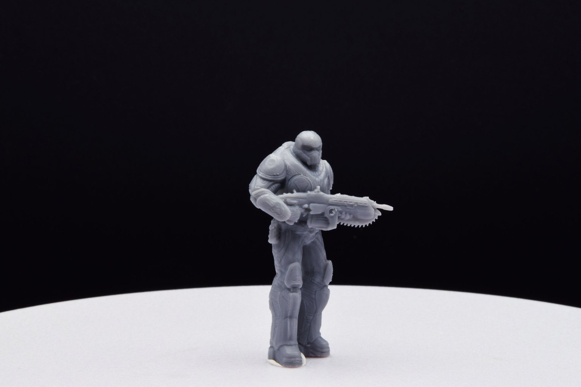 Gears Of War Onyx Guard Male Ot Miniature - TheSTLSmith - 3D Printed with high quality resin for Skirmish/D&D games