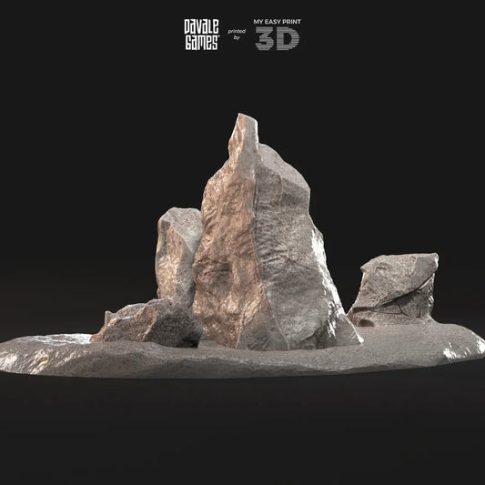 Hills & Nature - Scenery/Terrain - Davale Games - 3D Printed with high quality resin for LOTR/D&D games