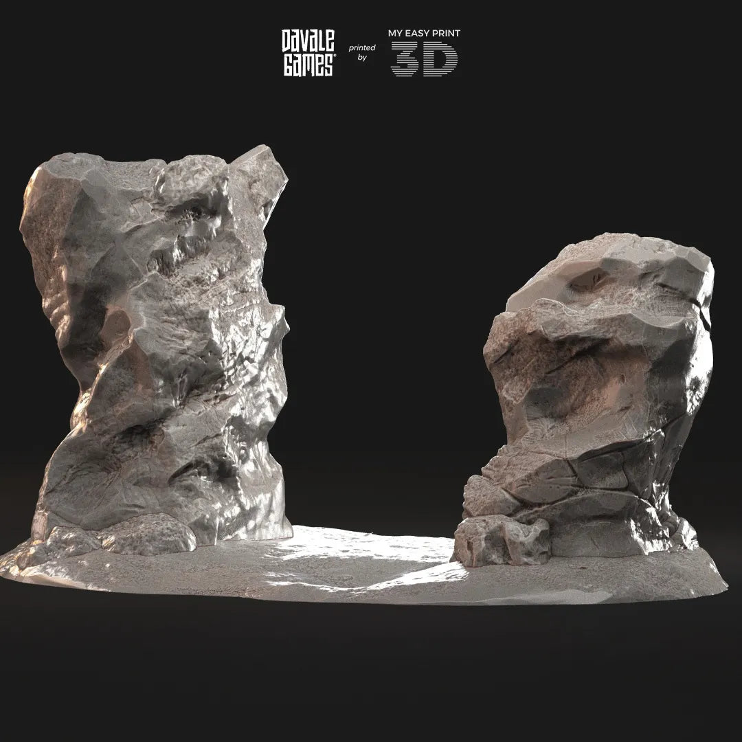 Hills & Nature - Scenery/Terrain - Davale Games - 3D Printed with high quality resin for LOTR/D&D games