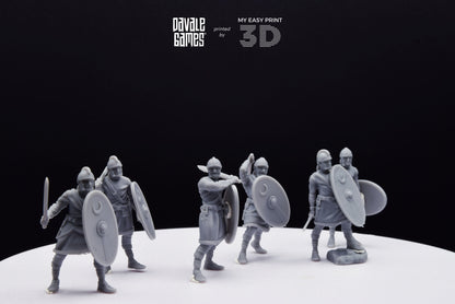 Roman Soldiers without Armour - Davale Games - Historical games - 3D Printed with high quality resin