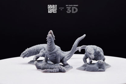 Dragon Army Drake - Davale Games - 3D Printed with high quality resin for LOTR/D&D games