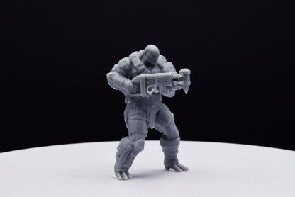 Gears Of War Swarm Scion Dropshot [4] Miniature - TheSTLSmith - 3D Printed with high quality resin for Skirmish/D&D games