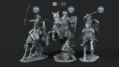 Dragon Army Regular Cavalry - Davale Games - 3D Printed with high quality resin for LOTR/D&D games