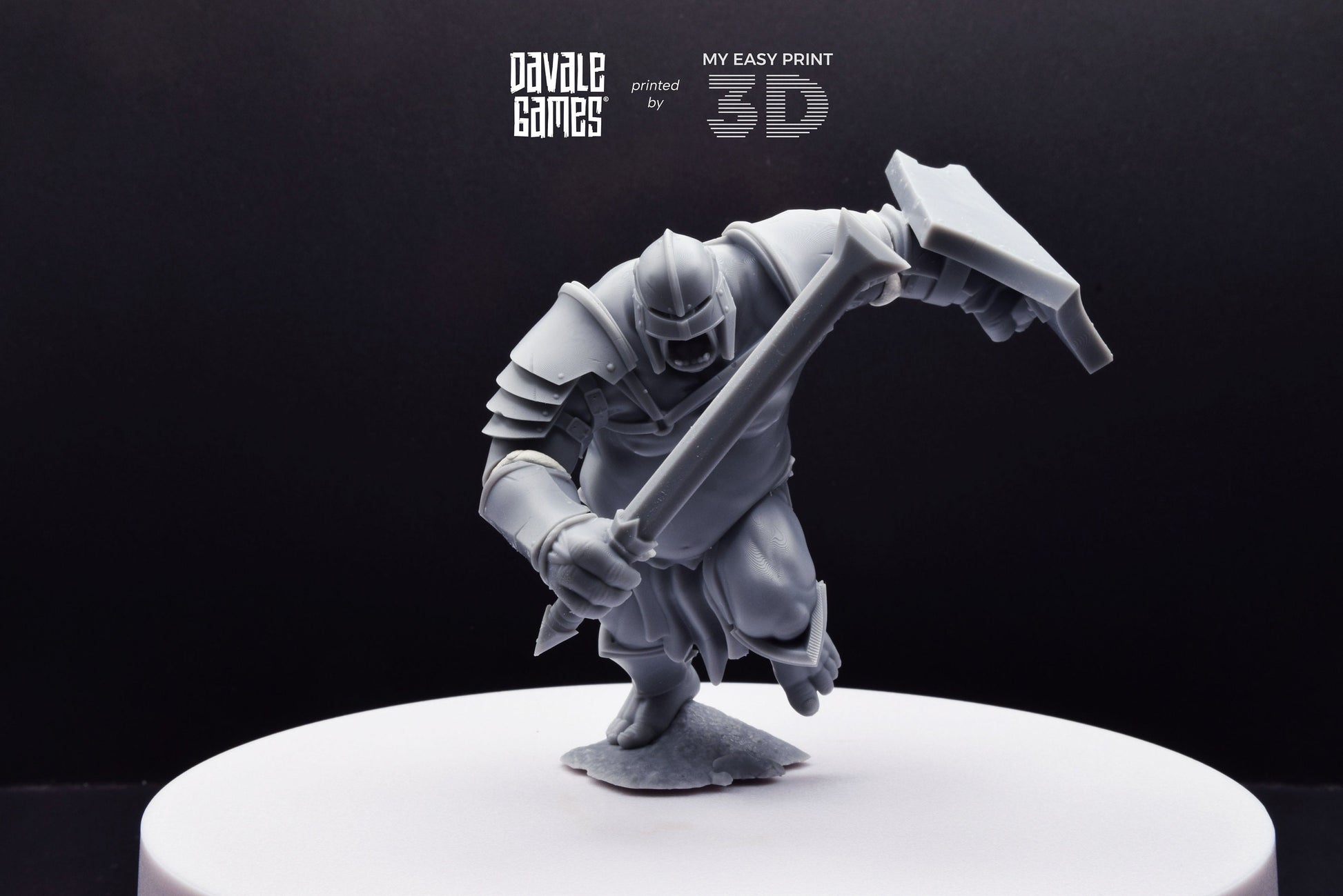 Blood-Handed Troll - Davale Games - 3D Printed with high quality resin for LOTR/D&D games