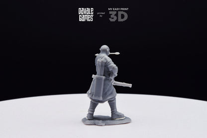 Blood-Handed Captain with Crossbow - Davale Games - 3D Printed with high quality resin for LOTR/D&D games