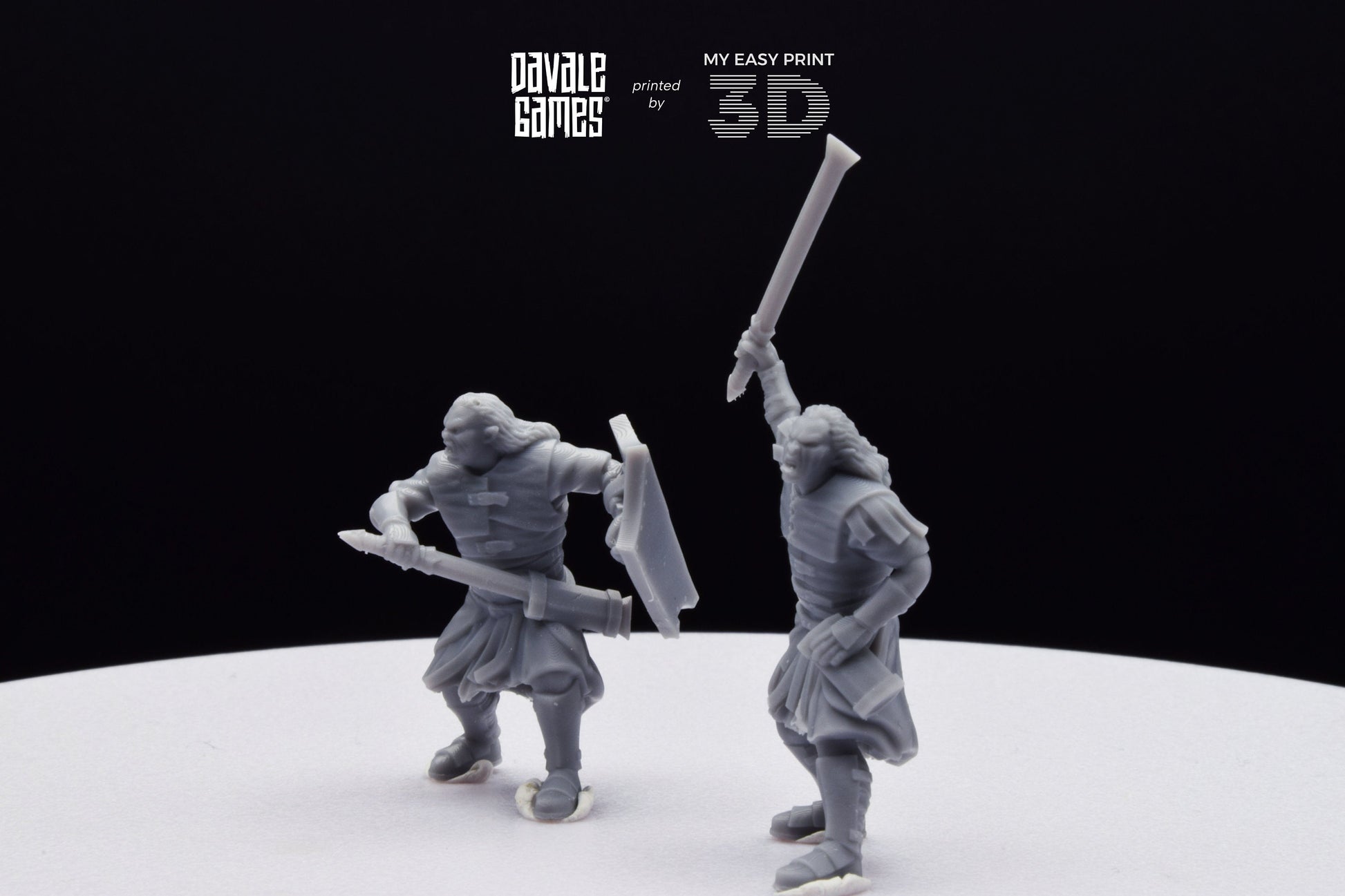 Blood-Handed Captains - Davale Games - 3D Printed with high quality resin for LOTR/D&D games