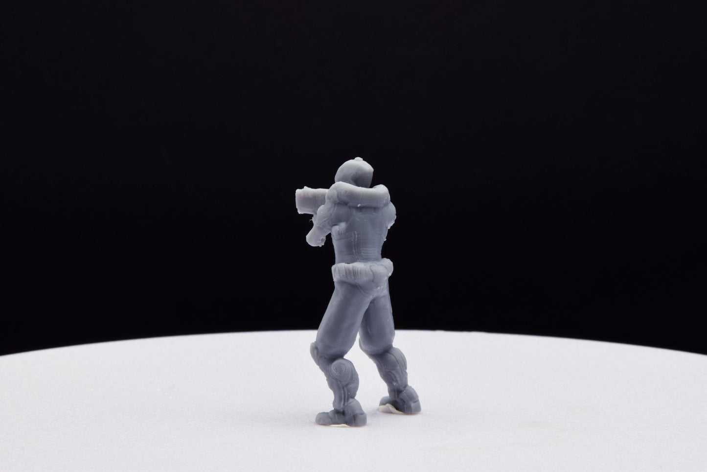 Doom UAC Marine 02 Miniature - Fanmade - TheSTLSmith - 3D Printed with high quality resin for Skirmish/D&D games