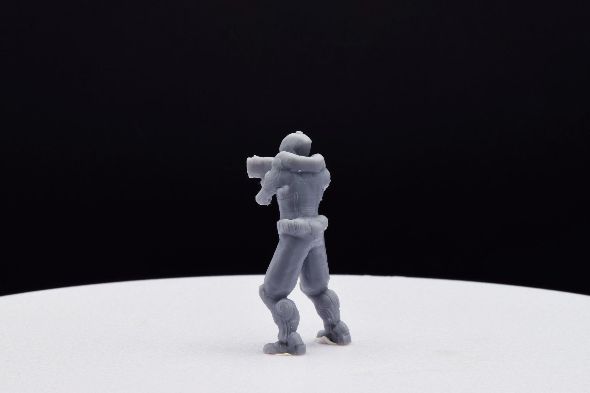 Doom UAC Marine 02 Miniature - Fanmade - TheSTLSmith - 3D Printed with high quality resin for Skirmish/D&D games
