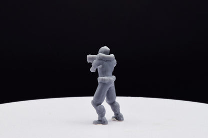 Doom UAC Marine 02 Miniature - Fanmade - TheSTLSmith - 3D Printed with high quality resin for Skirmish/D&D games
