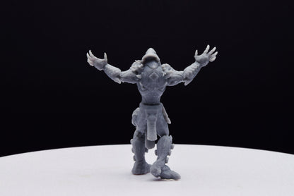 Gears Of War Kantus Shaman Ot Miniature - TheSTLSmith - 3D Printed with high quality resin for Skirmish/D&D games