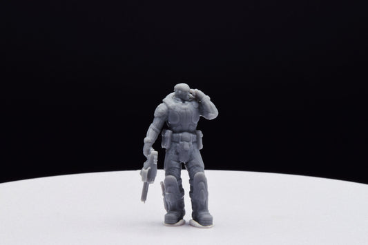 Gears Of War Marcus Fenix Winter Ot Miniature - TheSTLSmith - 3D Printed with high quality resin for Skirmish/D&D games