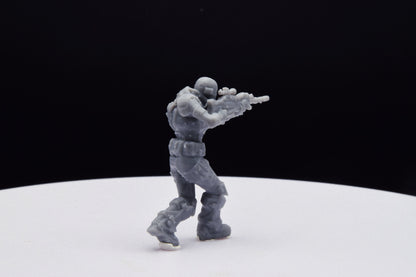 Gears Of War UIR Soldier Female [4] Miniature - TheSTLSmith - 3D Printed with high quality resin for Skirmish/D&D games