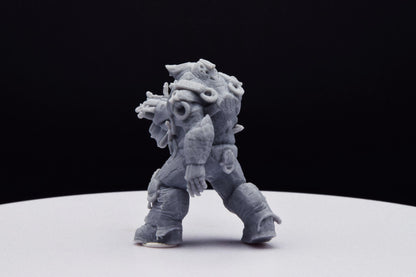 Gears Of War Boomer Savage Ot Miniature - TheSTLSmith - 3D Printed with high quality resin for Skirmish/D&D games