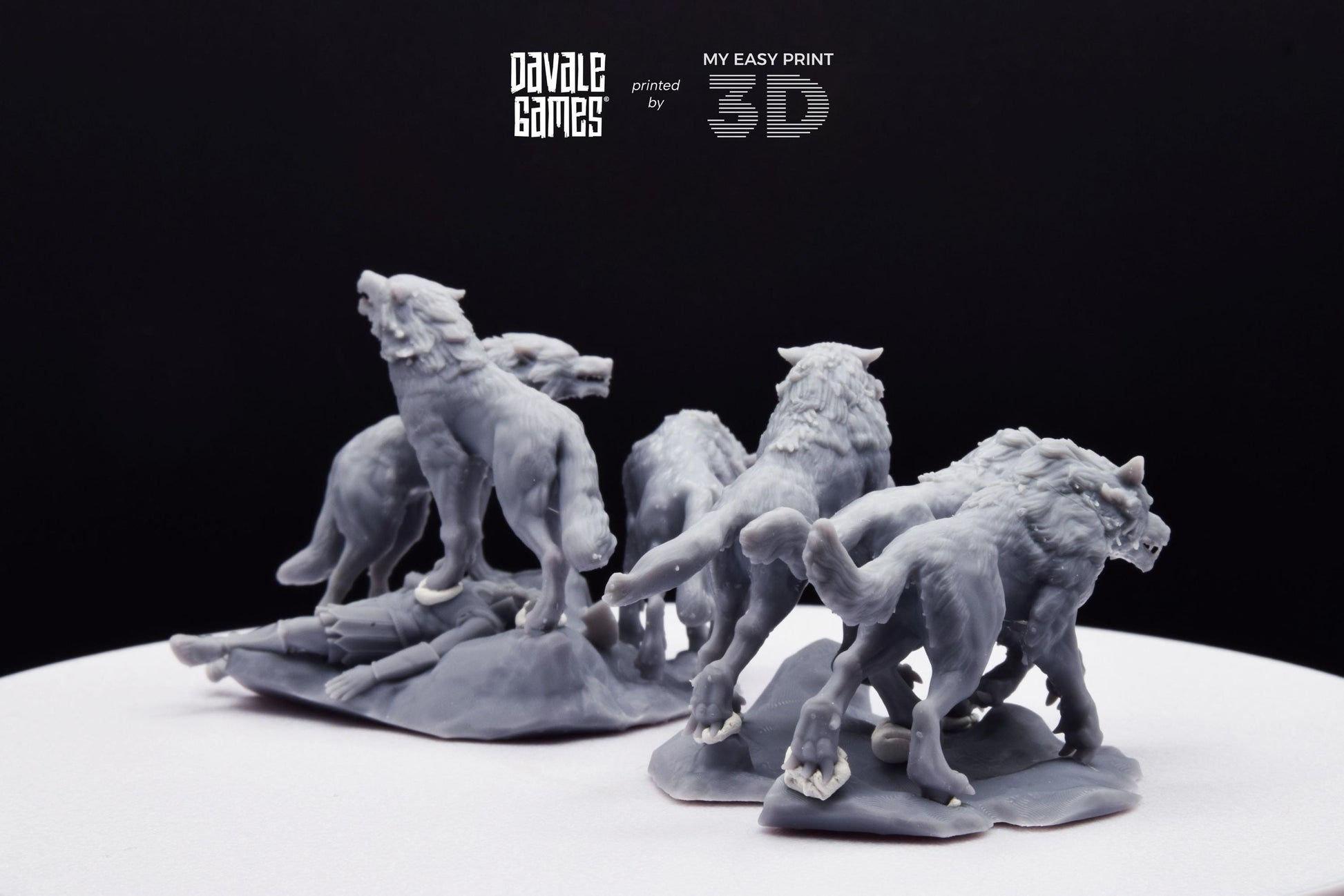 Fenrir Wolf Litter (ODIN) - Davale Games - Mythological games - 3D Printed with high quality resin