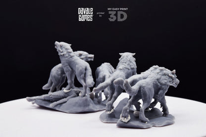 Fenrir Wolf Litter (ODIN) - Davale Games - Mythological games - 3D Printed with high quality resin
