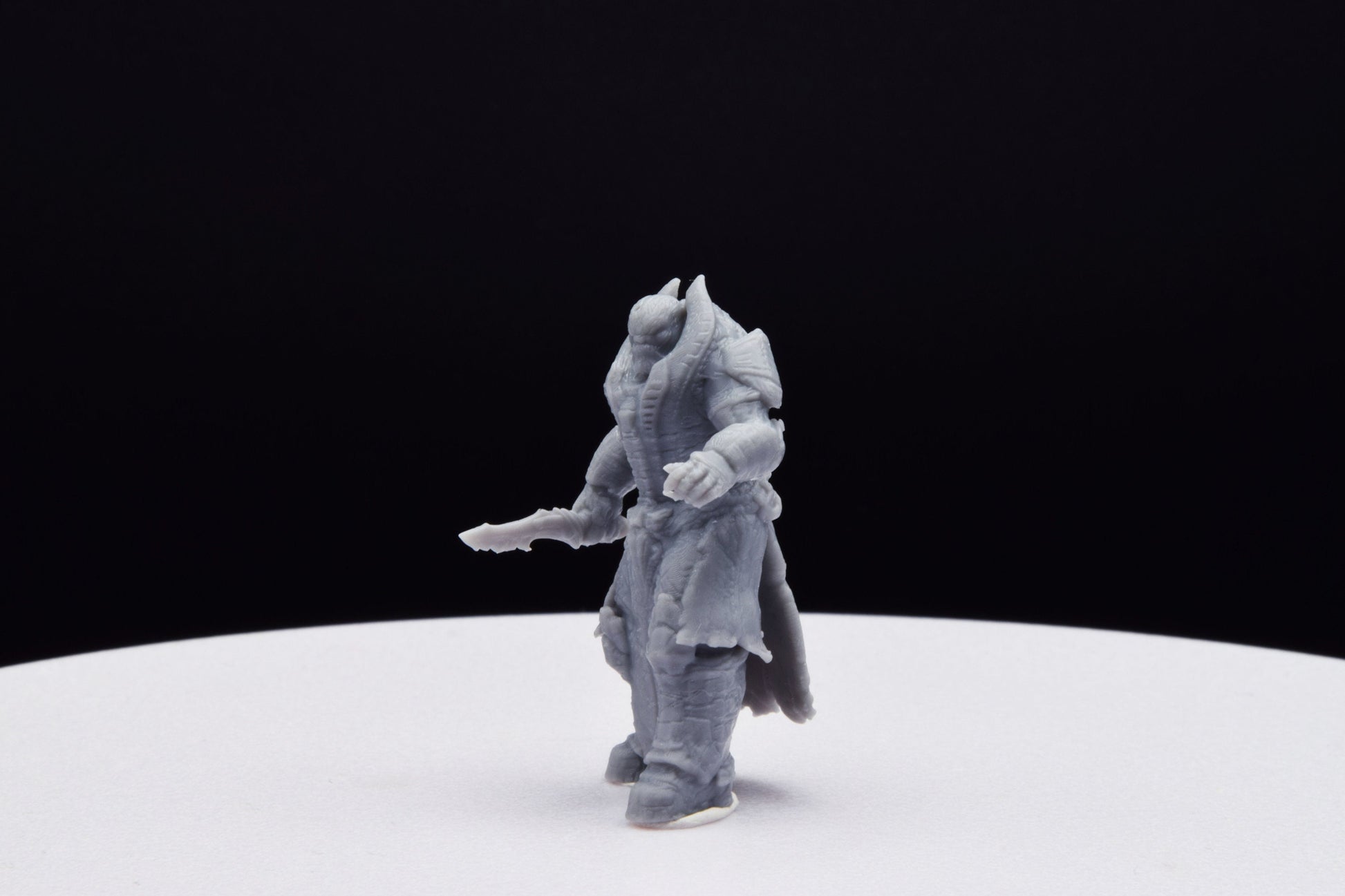 Gears Of War General Raam Ot Miniature - TheSTLSmith - 3D Printed with high quality resin for Skirmish/D&D games
