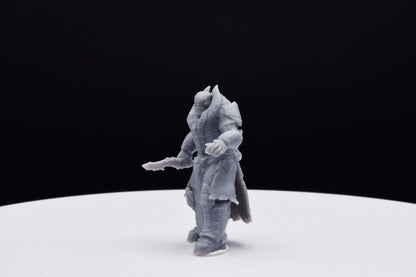 Gears Of War General Raam Ot Miniature - TheSTLSmith - 3D Printed with high quality resin for Skirmish/D&D games