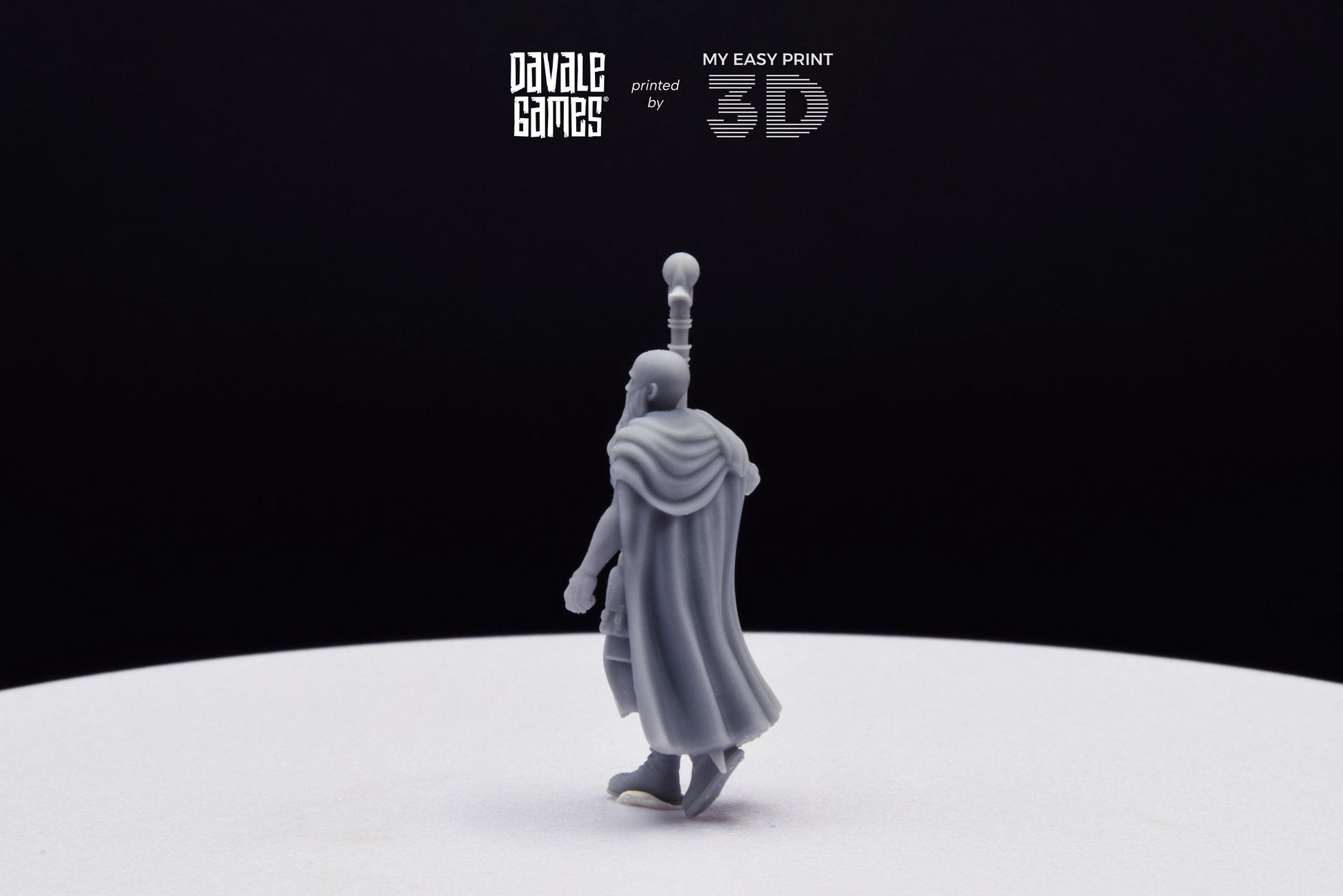 North Mage - Davale Games - 3D Printed with high quality resin for LOTR/D&D games