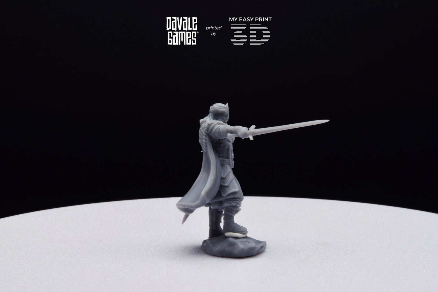 Last king from the North - Davale Games - 3D Printed with high quality resin for LOTR/D&D games
