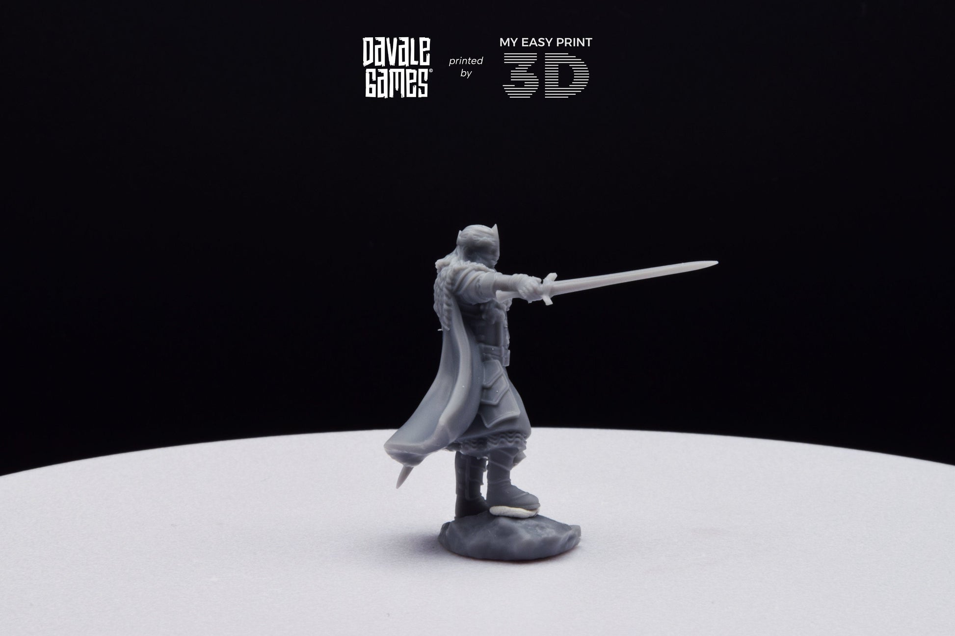 Last king from the North - Davale Games - 3D Printed with high quality resin for LOTR/D&D games