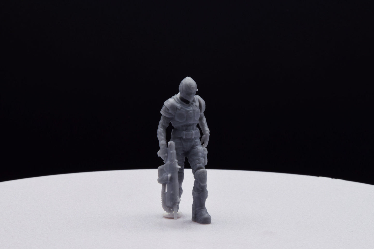 Gears Of War COG Soldier Winter Female Miniature - TheSTLSmith - 3D Printed with high quality resin for Skirmish/D&D games
