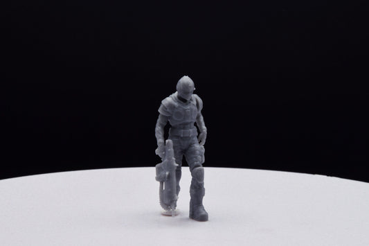 Gears Of War COG Soldier Winter Female Miniature - TheSTLSmith - 3D Printed with high quality resin for Skirmish/D&D games