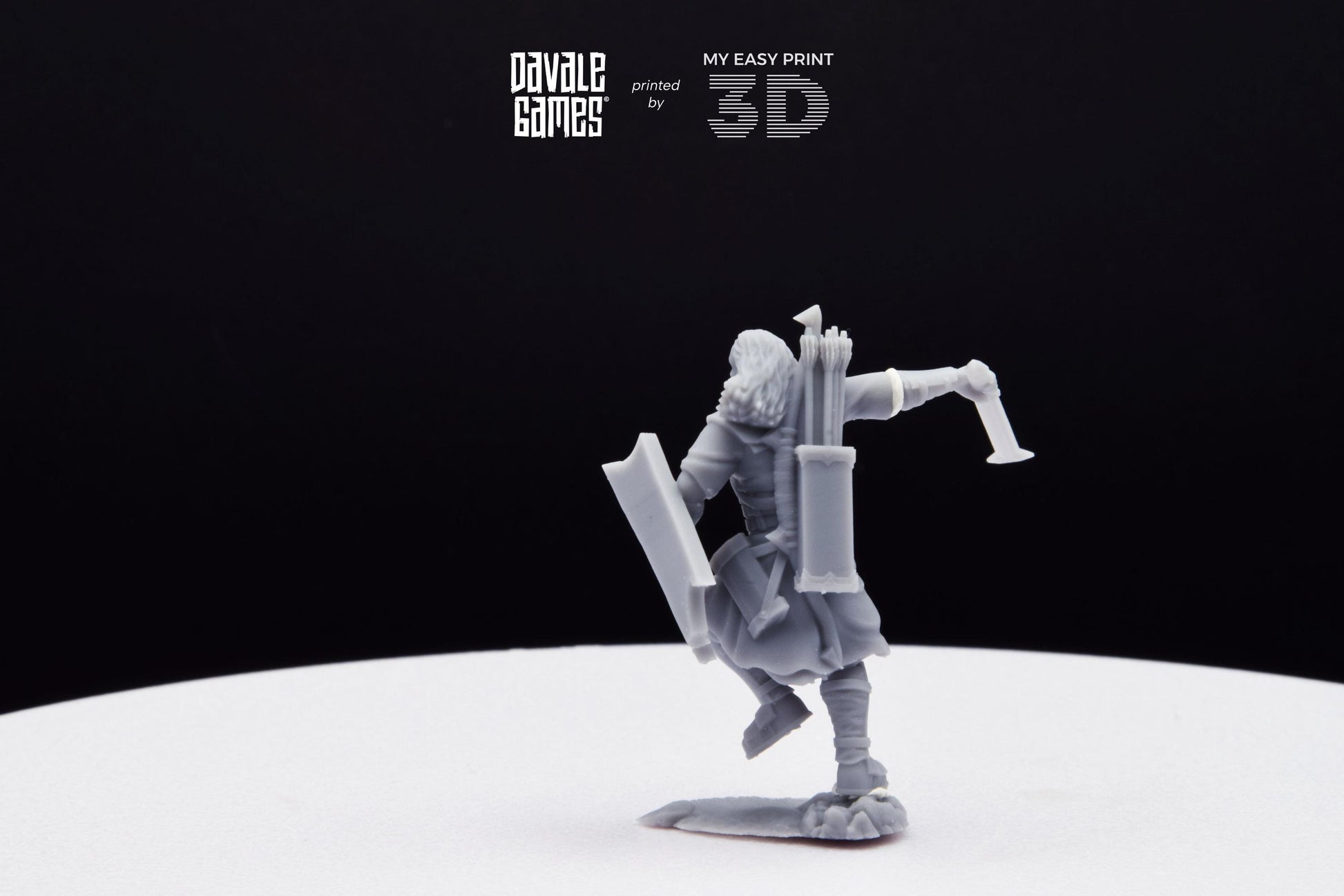Outrider blood handed Main captain - Davale Games - 3D Printed with high quality resin for LOTR/D&D games