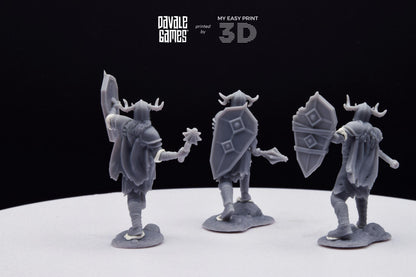Khalüm Faction - Warriors Extra Poses - Dead City - Davale Games - 3D Printed with high quality resin for LOTR/D&D games