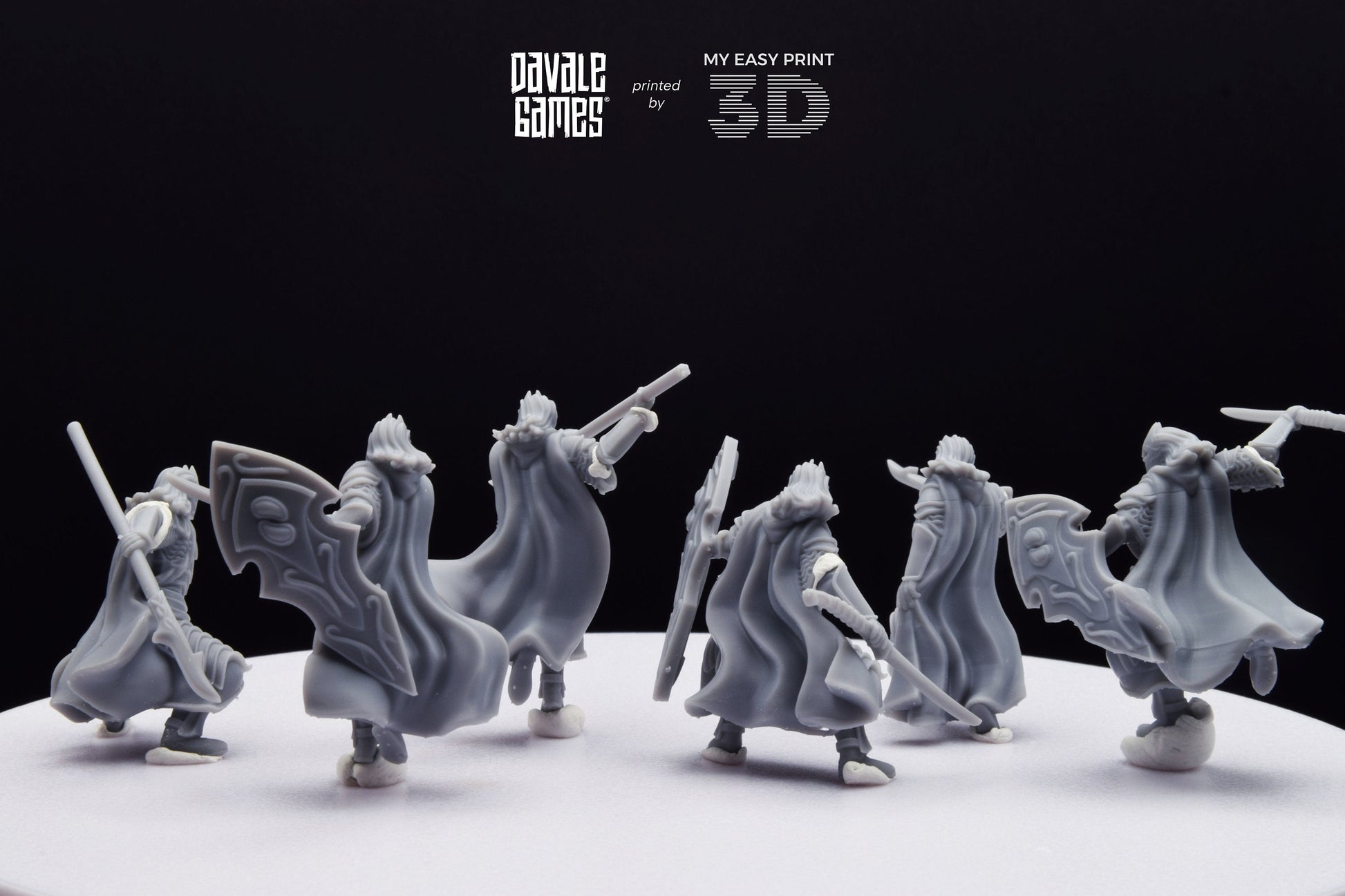 Bloody Elf King Guard - Davale Games - 3D Printed with high quality resin for LOTR/D&D games