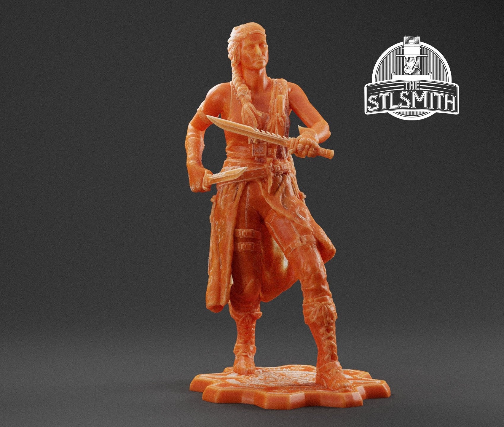 Gears Of War Reyna Diaz Outsider Ot Miniature - TheSTLSmith - 3D Printed with high quality resin for Skirmish/D&D games