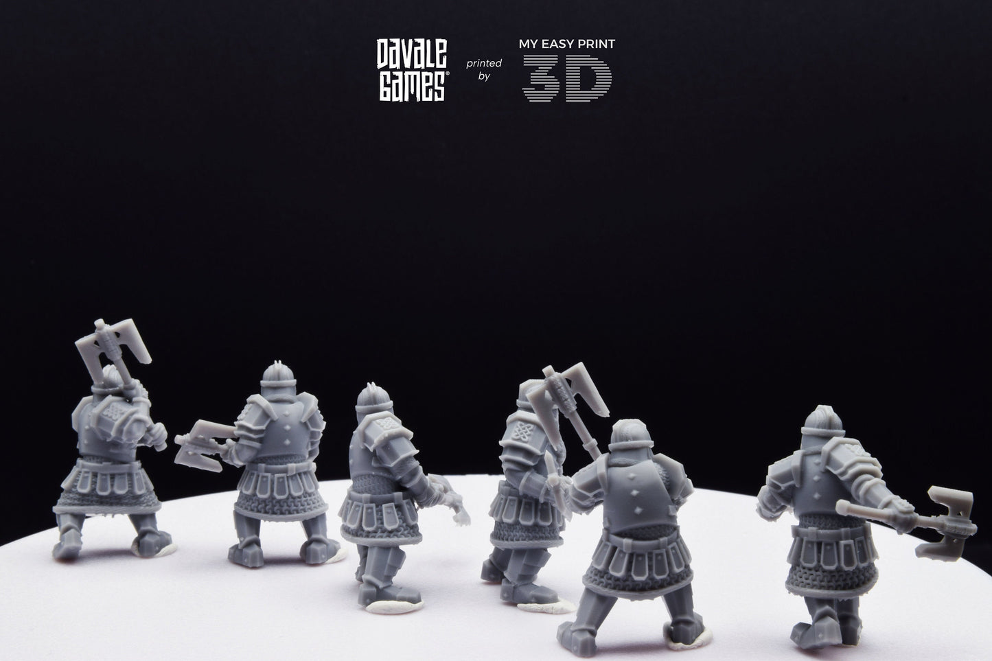 Kalak Guard Dwarf - Davale Games - 3D Printed with high quality resin for LOTR/D&D games