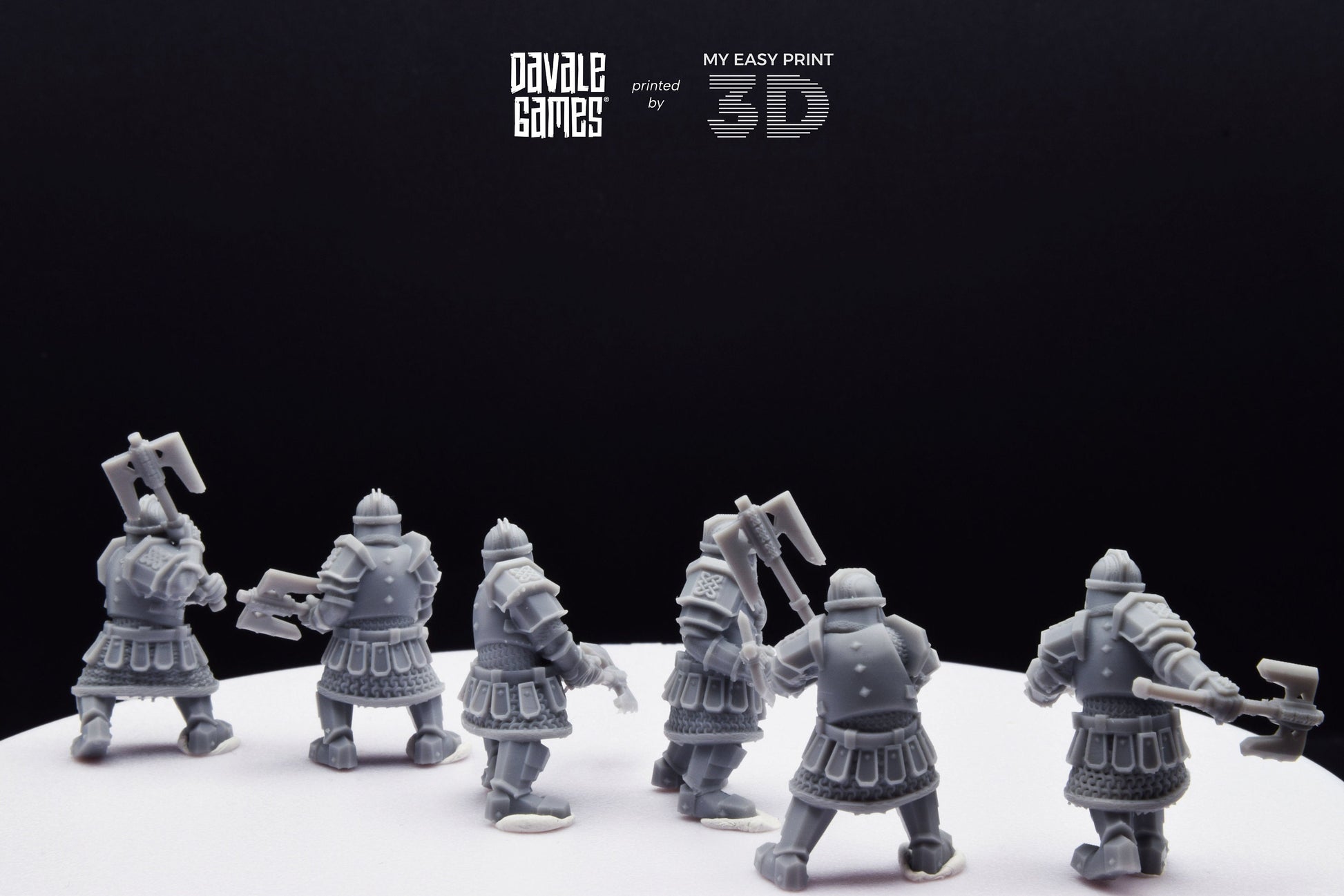 Kalak Guard Dwarf - Davale Games - 3D Printed with high quality resin for LOTR/D&D games