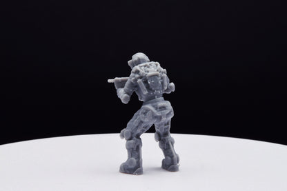 Gears Of War DeeBee Shepherd Miniature - TheSTLSmith - 3D Printed with high quality resin for Skirmish/D&D games