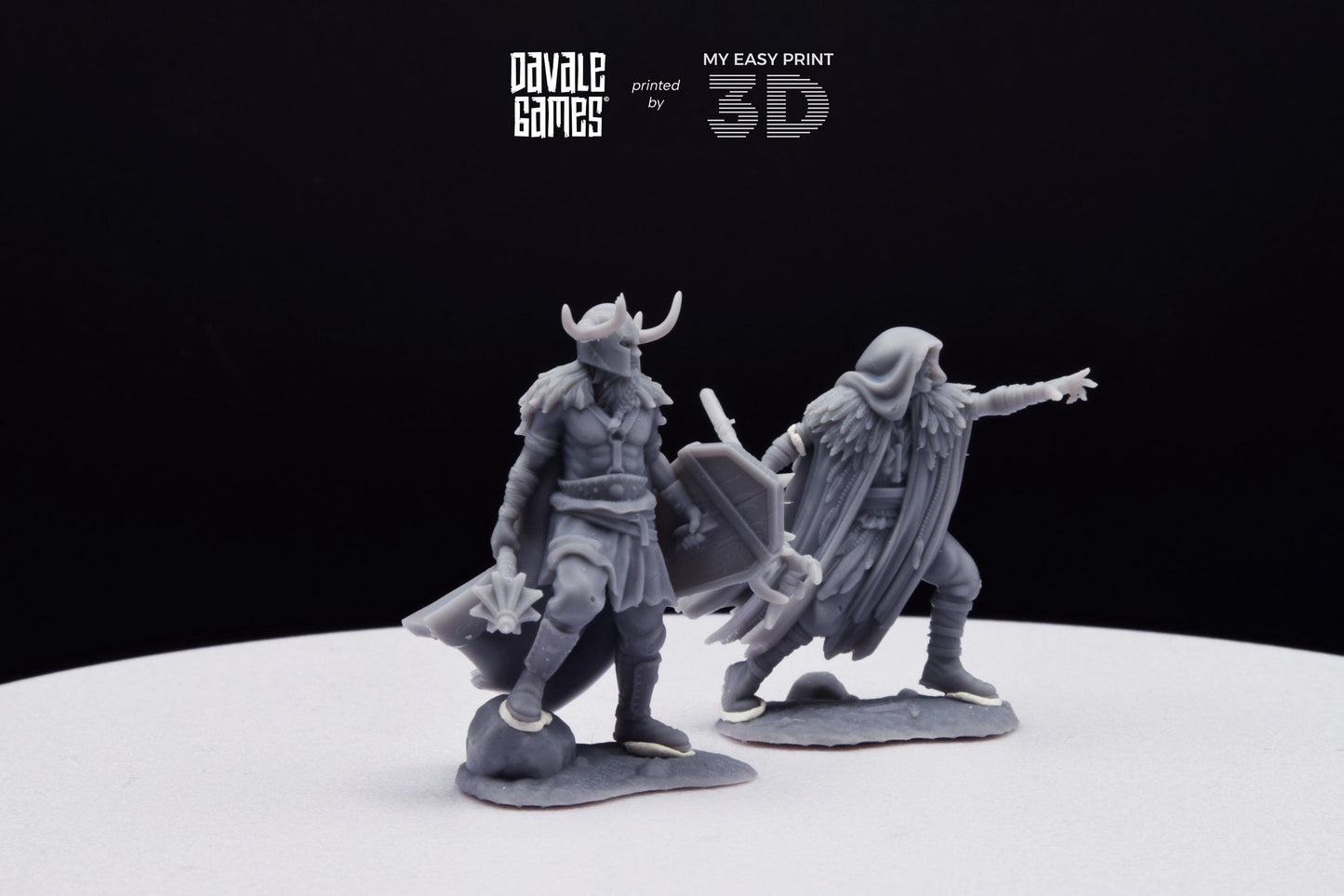 Aratch and Hetch, Khalüm Commanders - Dead City - Davale Games - 3D Printed with high quality resin for LOTR/D&D games