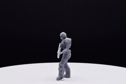 Gears Of War COG Summer Female Miniature - TheSTLSmith - 3D Printed with high quality resin for Skirmish/D&D games
