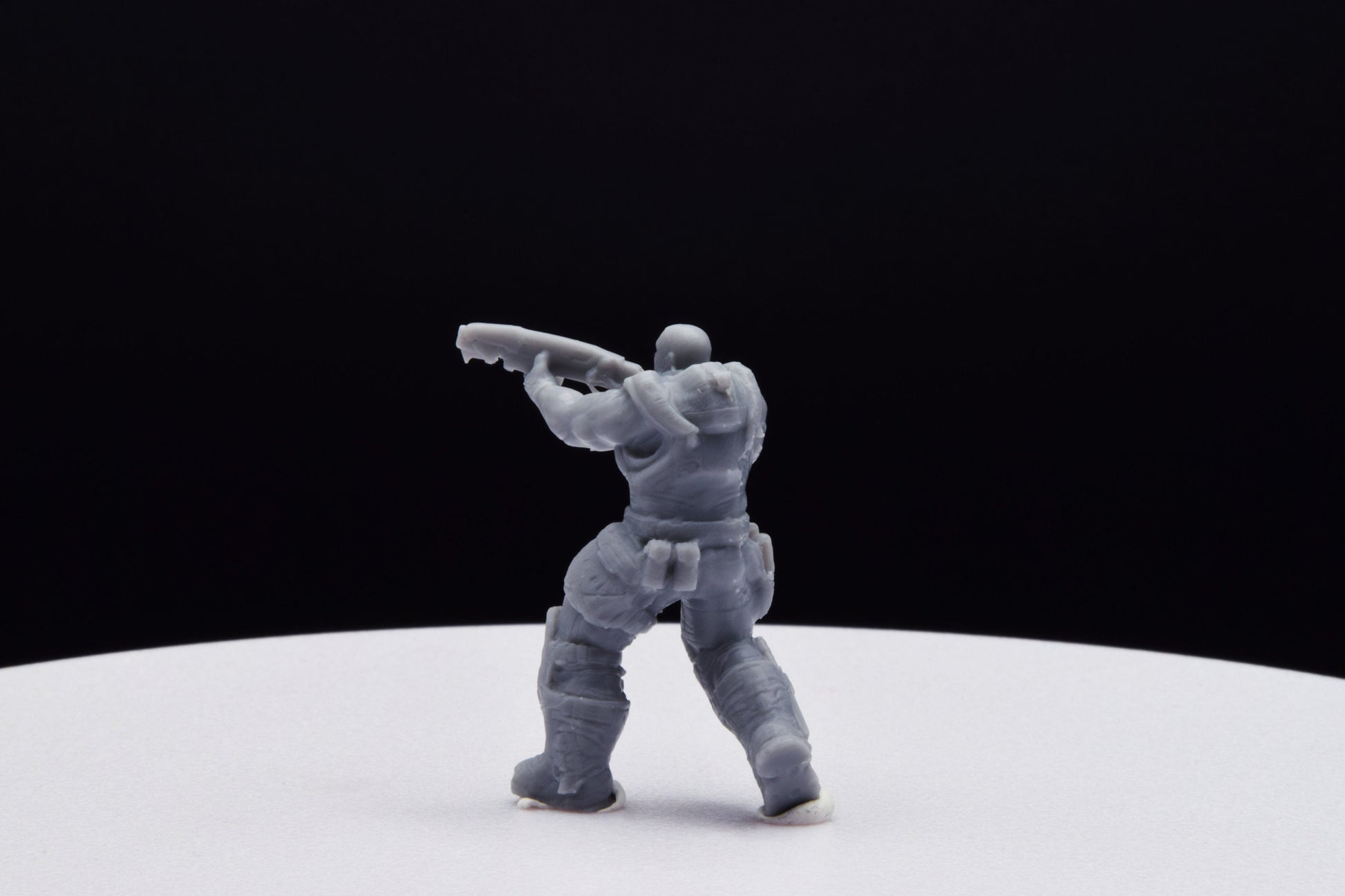 Gears Of War Augustus Cole Winter Ot Miniature - TheSTLSmith - 3D Printed with high quality resin for Skirmish/D&D games