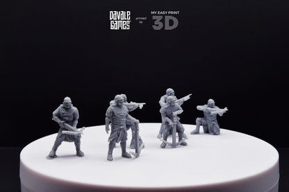 Blood-handed Orcs with Crossbow - Davale Games - 3D Printed with high quality resin for LOTR/D&D games